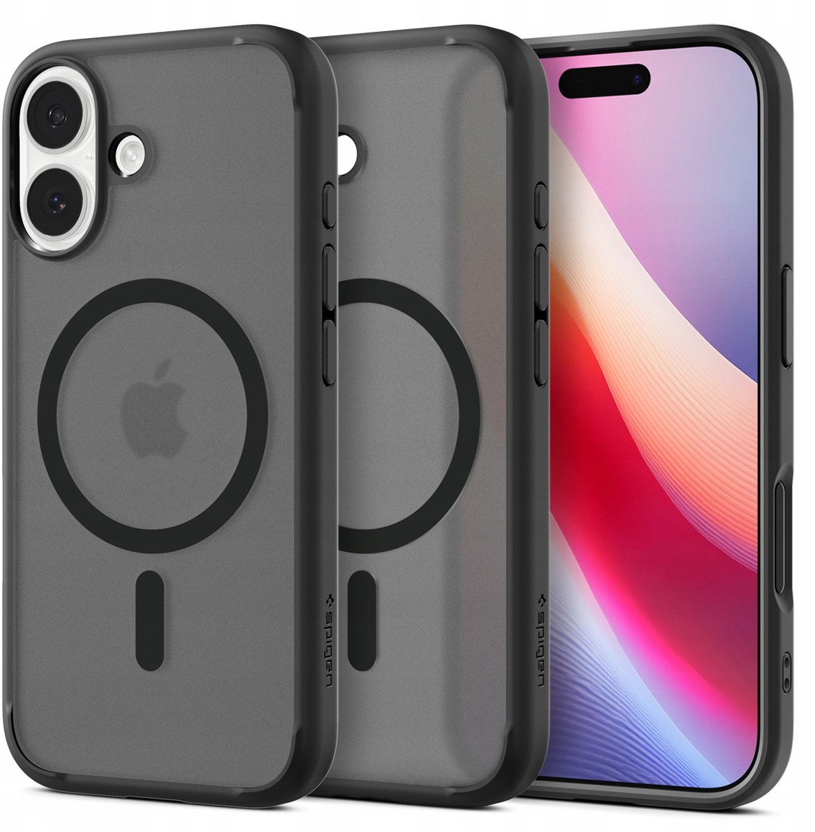 Etui Spigen Ultra Hybrid MagSafe na iPhone 17 - czarne