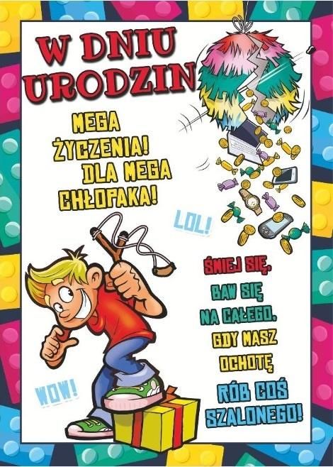 Stamp Karnet Young B6 + koperta wzór nr 027 Urodziny