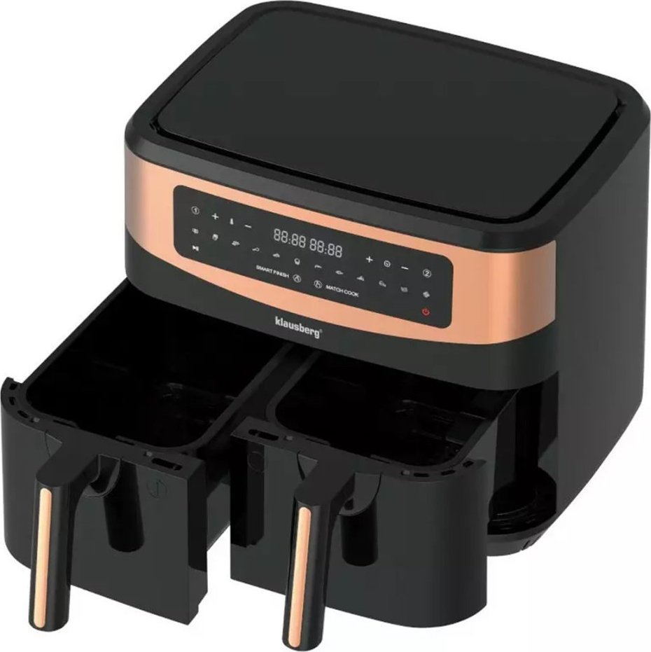 Frytkownica beztłuszczowa Klausberg FRYTOWNICA BEZTŁUSZCZOWA 2 x 4,5L KLAUSBERG KB-7589