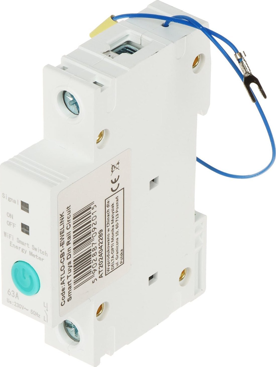 Atlo INTELIGENTNY WYŁĄCZNIK AUTOMATYCZNY ATLO-CB1-EWELINK Wi-Fi, eWeLink