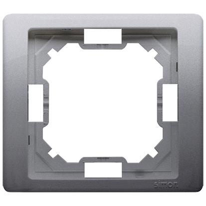 Kontakt-Simon Ramka 1-krotna Basic Neos inox metalizowany (BMRC1/21)