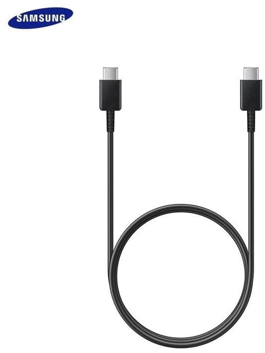 Kabel USB Samsung USB-C - USB-C 1 m Czarny (4752168112175)