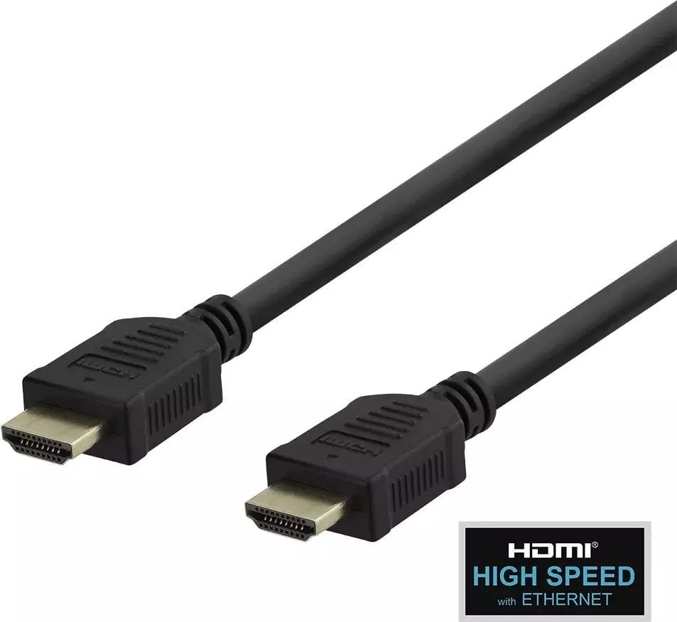 Kabel Deltaco HDMI kabelis DELTACO 4K UHD, 5m, juodas / HDMI-1050-K / R00100015