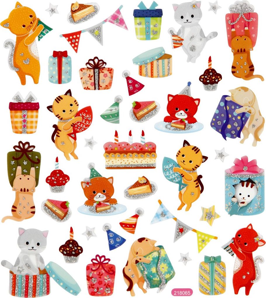 Creative Company Naklejki Urodzinowe Koty