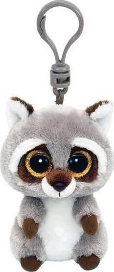 Breloczek TY Brelok szary szop TY Beanie Boos clip OAKIE 8,5cm 35252