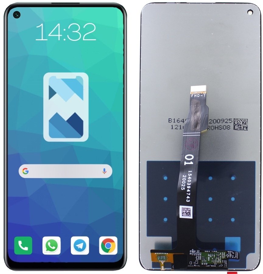 Wyświetlacz LCD Ekran do HUAWEI P40 Lite 5G Czarny