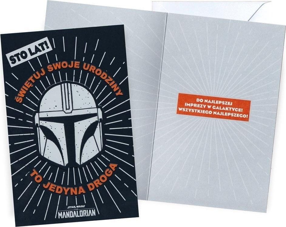KUKARTKA KARNET DHS URODZINY MANDALORIAN