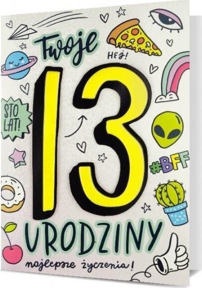 Pan Dragon Karnet B6 HM-200 13 Urodziny HM-200-2459