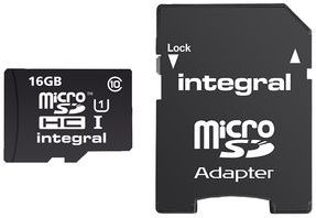 Karta Integral UltimaPro MicroSDHC 16 GB Class 10 UHS-I/U1 (INMSDH16G10-90U1)