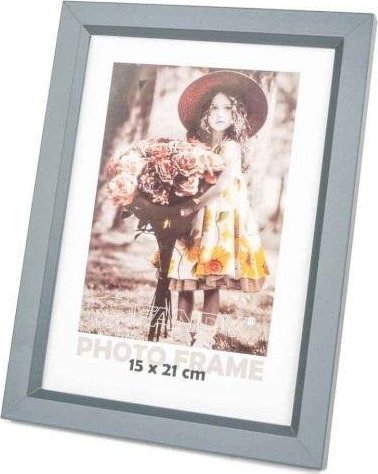 Ramka Bevel 15x21 4 szary