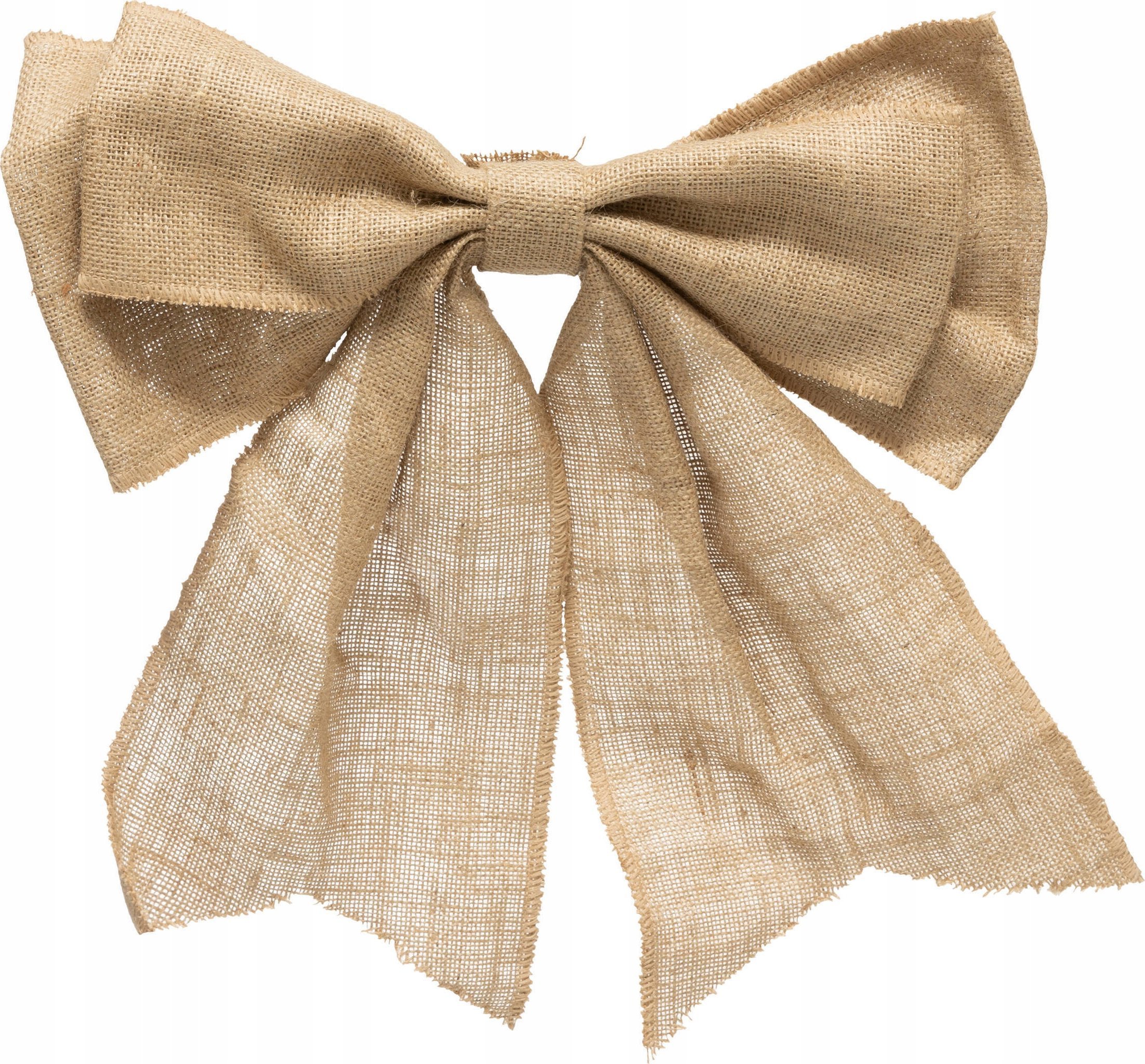 Atmosphera Kokarda jutowa, ozdoba na choinkę, 40 x 46 cm