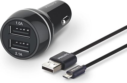 Ładowarka Philips 2x USB-A 3.1 A (DLP2357U/10)