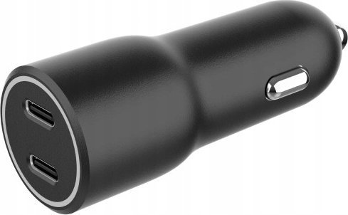 Ładowarka Gembird GEMBIRD Ładowarka samochodowa 2x USB Typ-C 40W 4A czarna