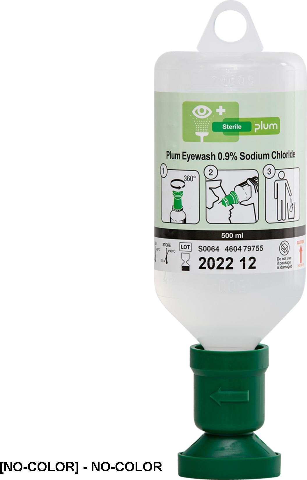 Topserw Roztwór do płukania oka, ciało obce, butelka 500 ml, chlorek sodu 0,9%