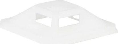 Organizer ProXtend ProXtend Self Adhesive Cable Clips 25mm x 25mm White 50pcs in a bag