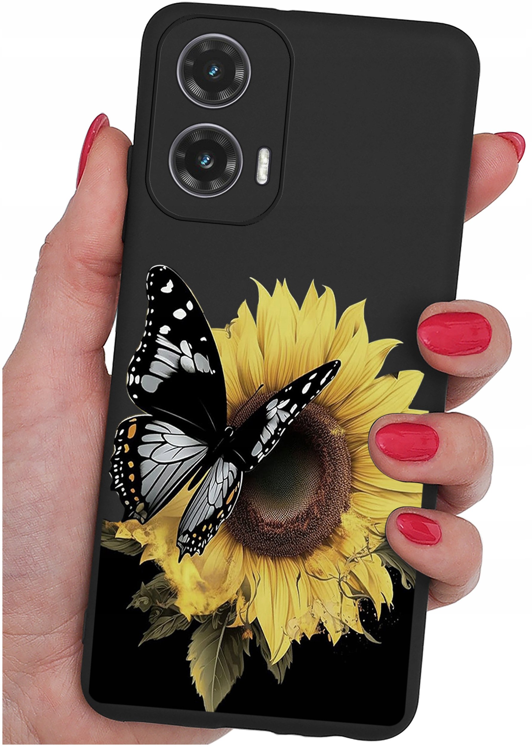 Etui do Motorola Moto G35 5G WZORY |SILIKONOWE MATT CASE + SZKŁO 9H