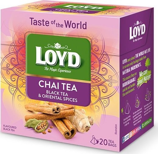 Loyd Herbata Chai Tea 20 piramidek