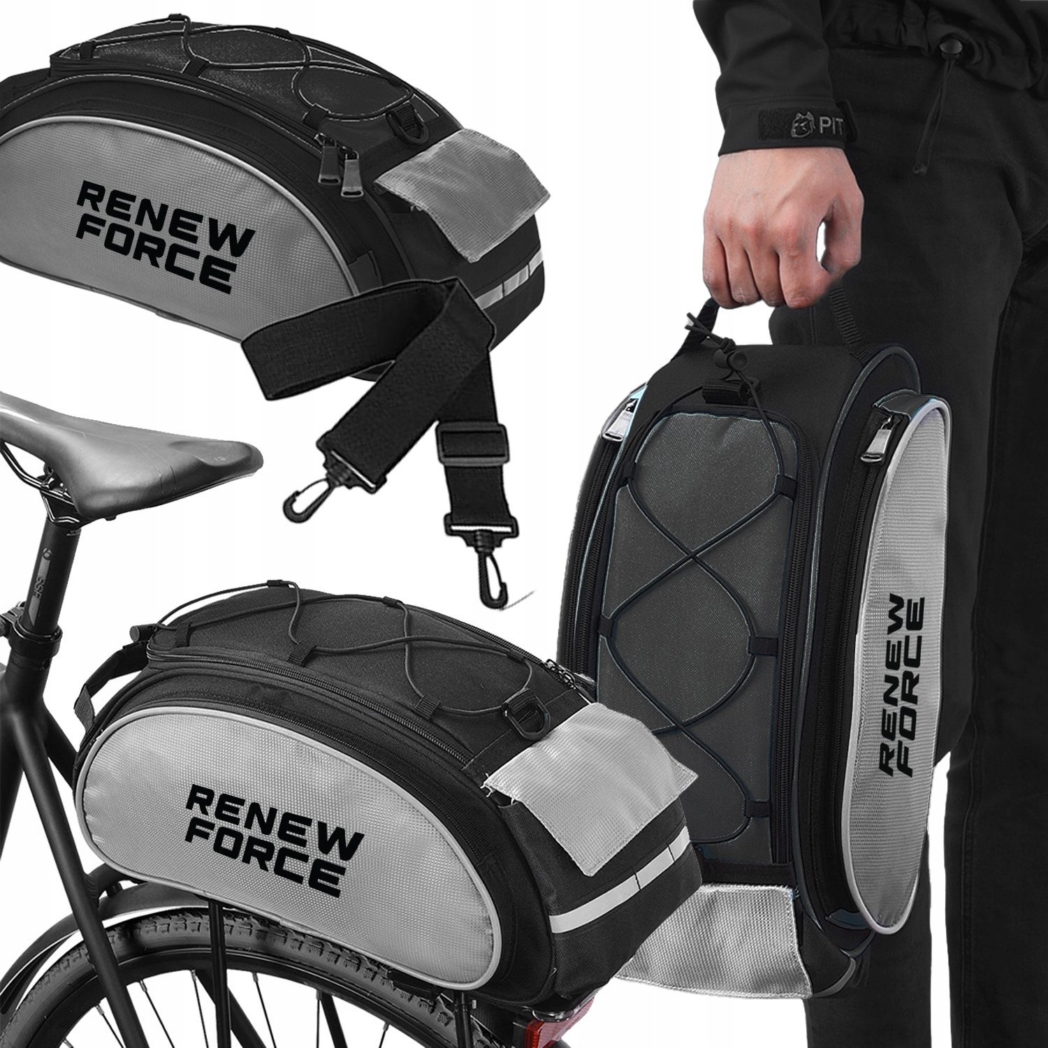 SAKWA ROWEROWA NA BAGAŻNIK MAŁA BP-HC10