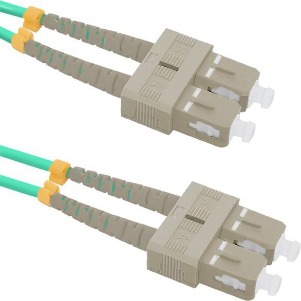 Qoltec Optic Patchcord SC/UPC - SC/UPC MM 50/125 OM4 10m (54356)