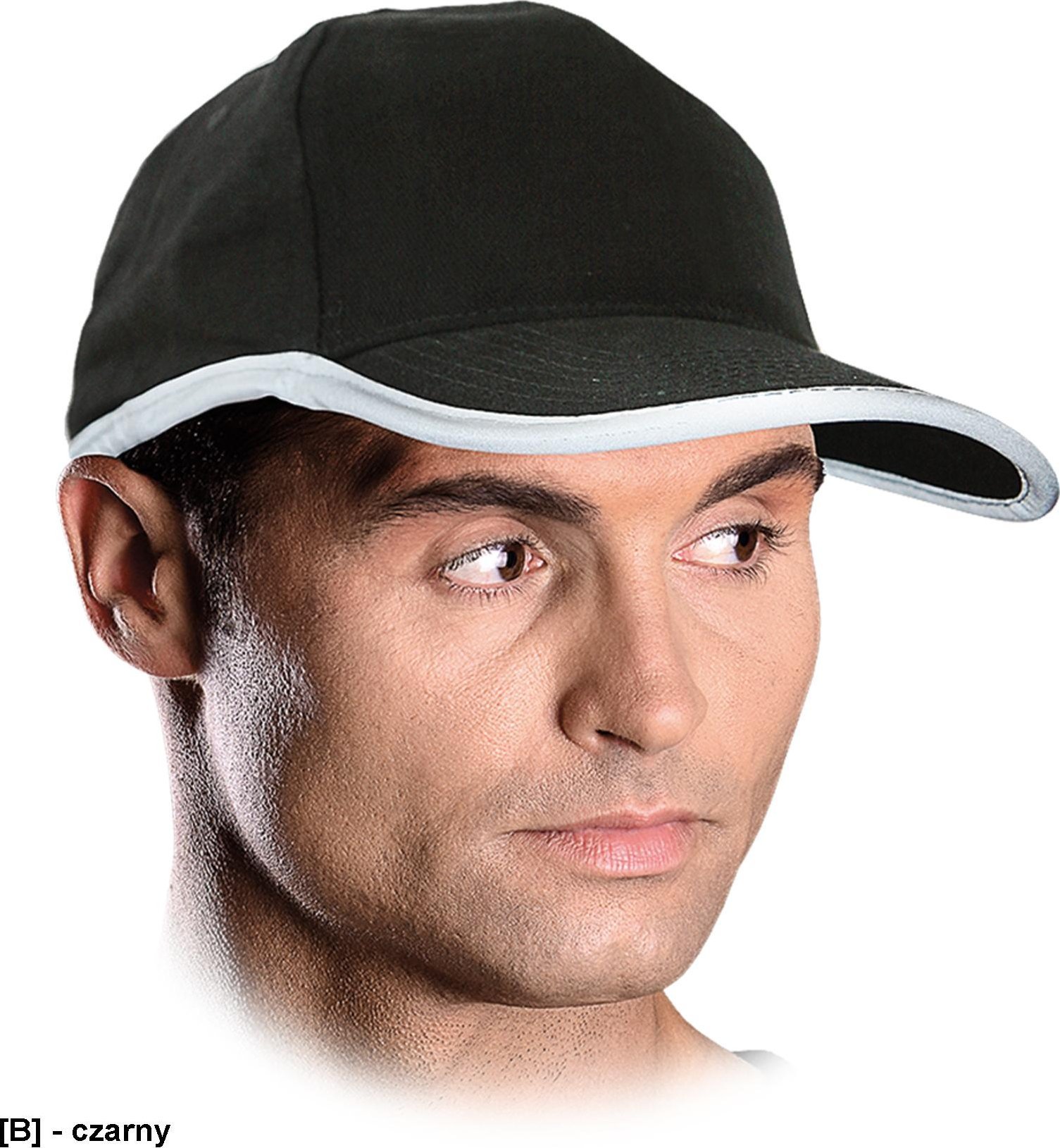 R.E.I.S. CZSTRAP - czapka drelichowa - czarny