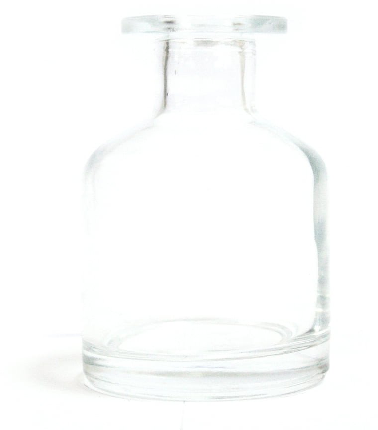 Alchemiczna okrągła butelka - Przeźroczysta