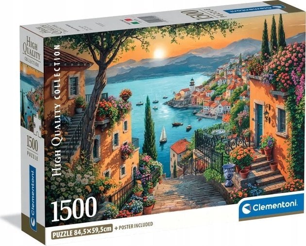 Clementoni Puzzle Compact Steps To The Harbor 1500 elementów (31729)