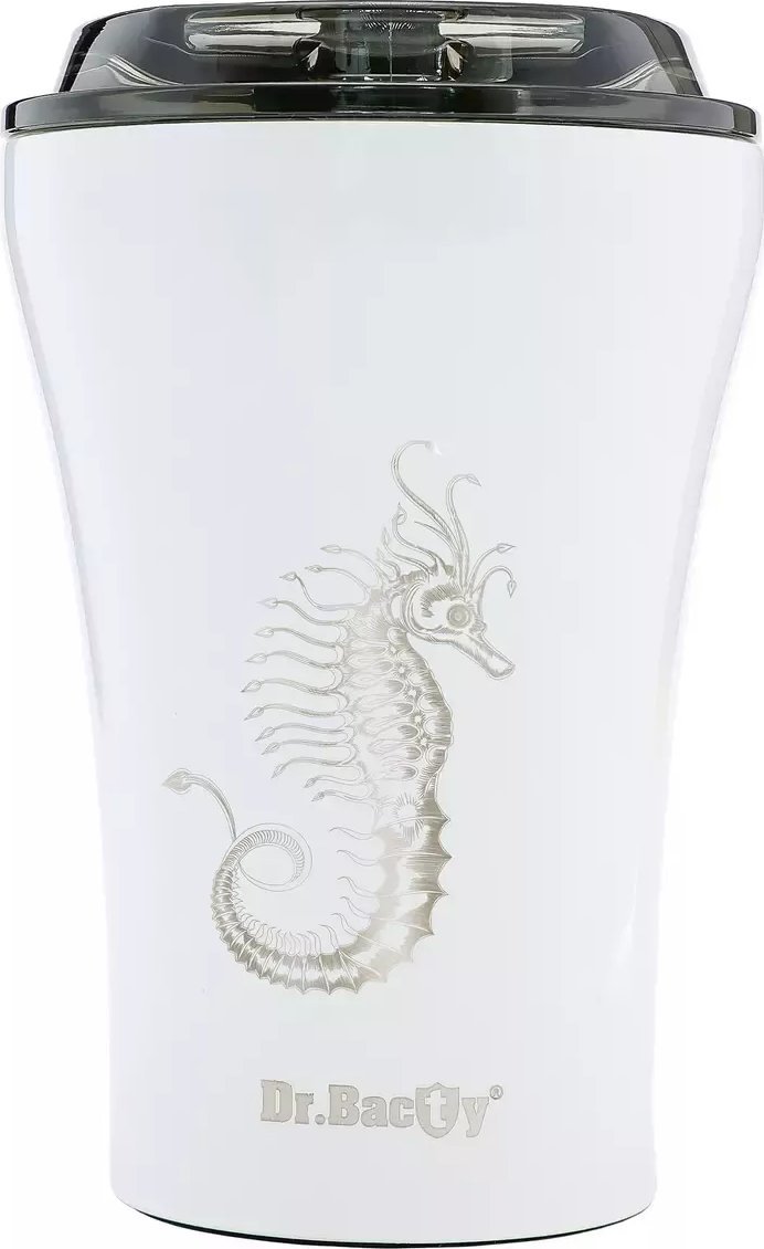Dr.Bacty Apollo Ceramic Thermal Mug White 236ml Konik morsk