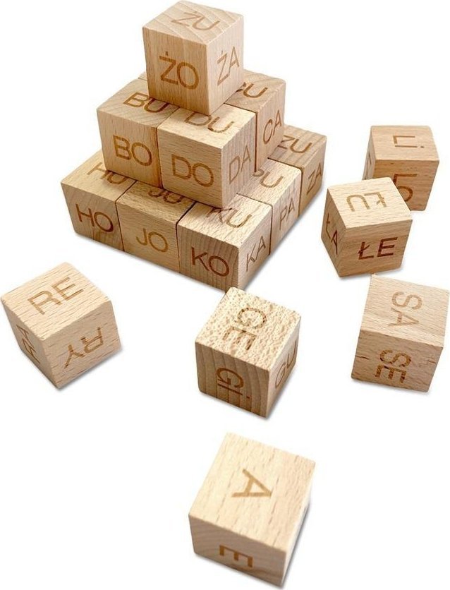 Colorado Klocki edukacyjne - Sylaby otwarte (duże litery)