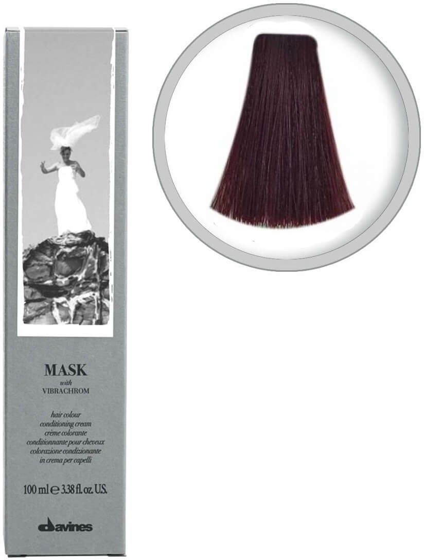 Davines, Mask With Vibrachrom, Permanent Hair Dye, 6.66 , 100 ml For Women