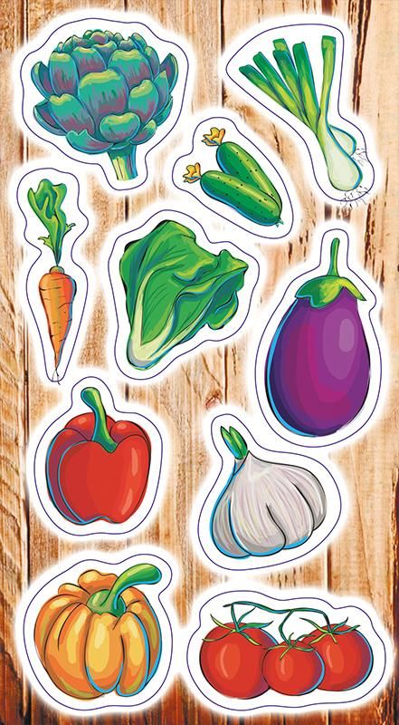 Ranok Naklejki Warzywa