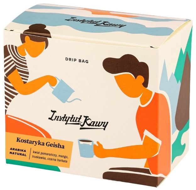 Kawa mielona Instytut Kawy Drip Bag Kostaryka Hacienda Sonora Geisha 5+1
