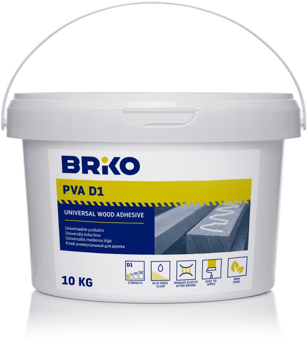UNIVERSAL WOOD PVA GLUE BRIKO (10 KG)