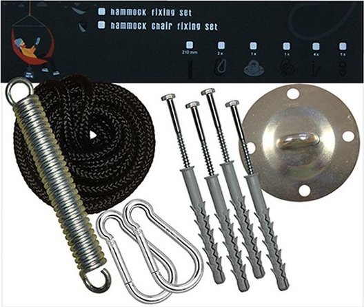 Koala Hammock Zestaw montażowy F4 do foteli hamakowych, czarny koala/zf4