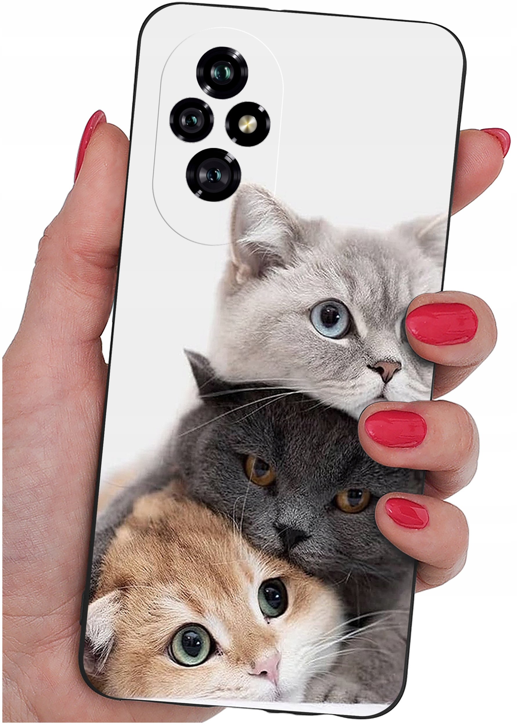 ETUI do Honor 200 5G | WZORY | SILIKONOWE MATT CASE + SZKŁO 9H