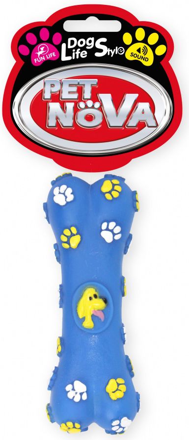 Pet Nova Vin Bone Blue 15cm