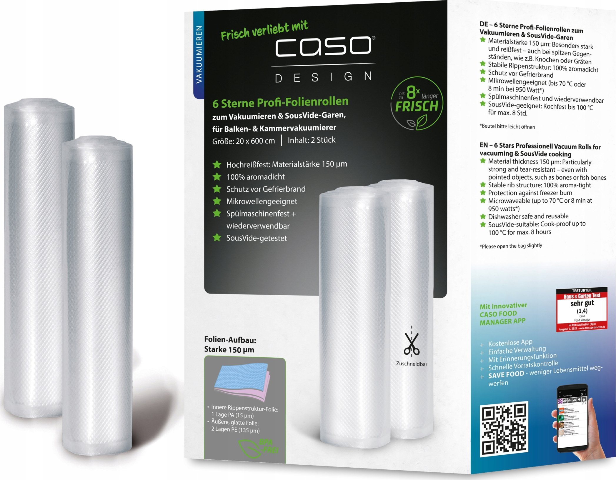 Caso Caso 6 Stars Professional Vacuum Rolls 1247