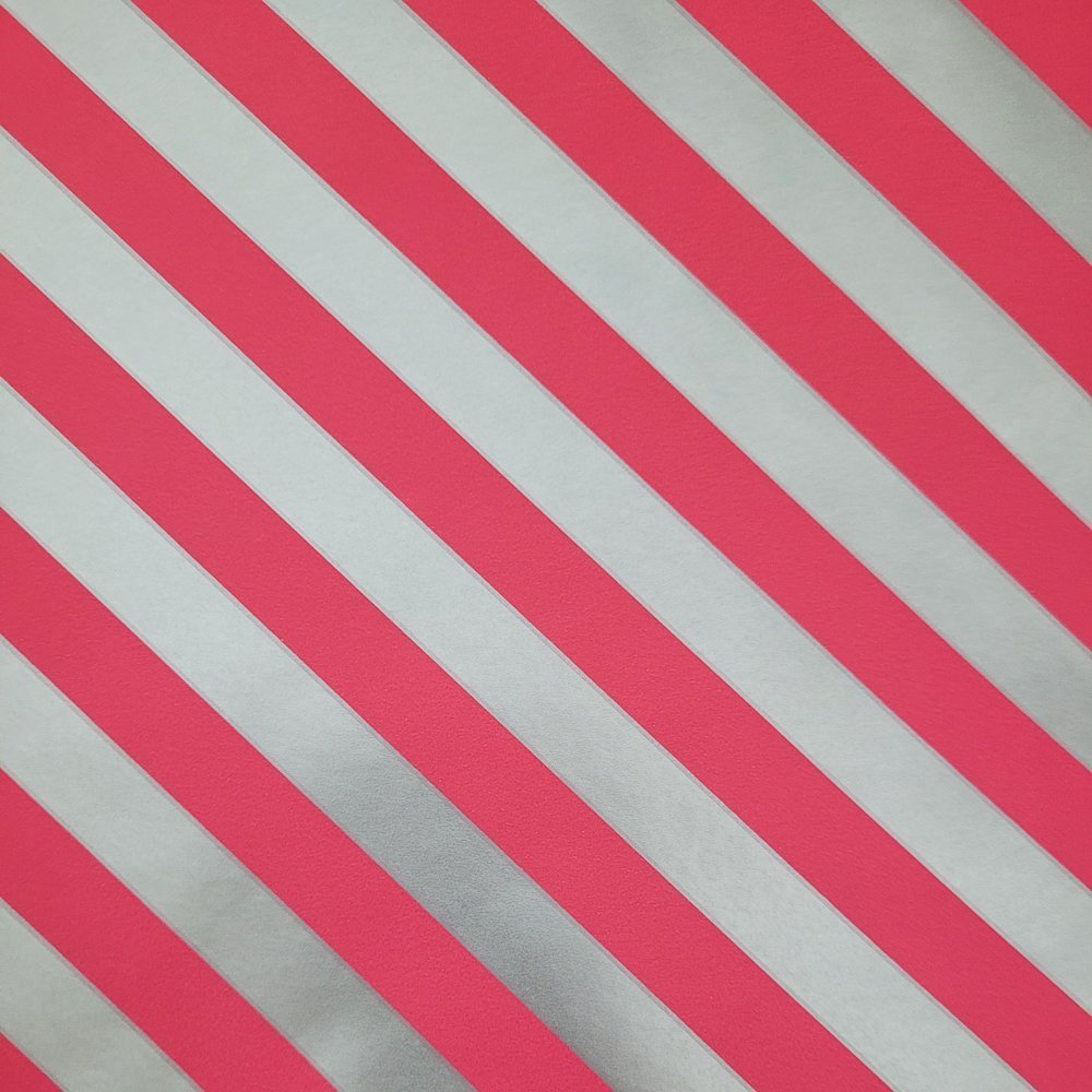 Fastima Papier różowy paski do pakowania 38cmx2m B0007