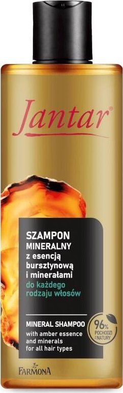 Farmona Jantar szampon mineralny z esencją bursztynową i minerałami do każdego rodzaju włosów 300ml
