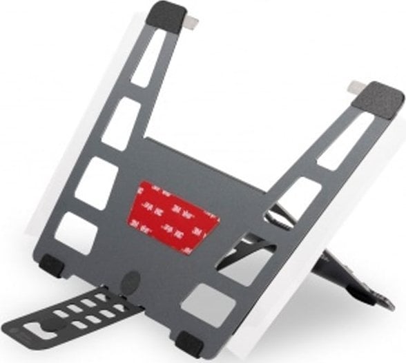 BakkerElkhuizen BakkerElkhuizen UltraStand Universal Podstawka na notebooka Czarny, Ciemny Szary 39,6 cm (15.6")