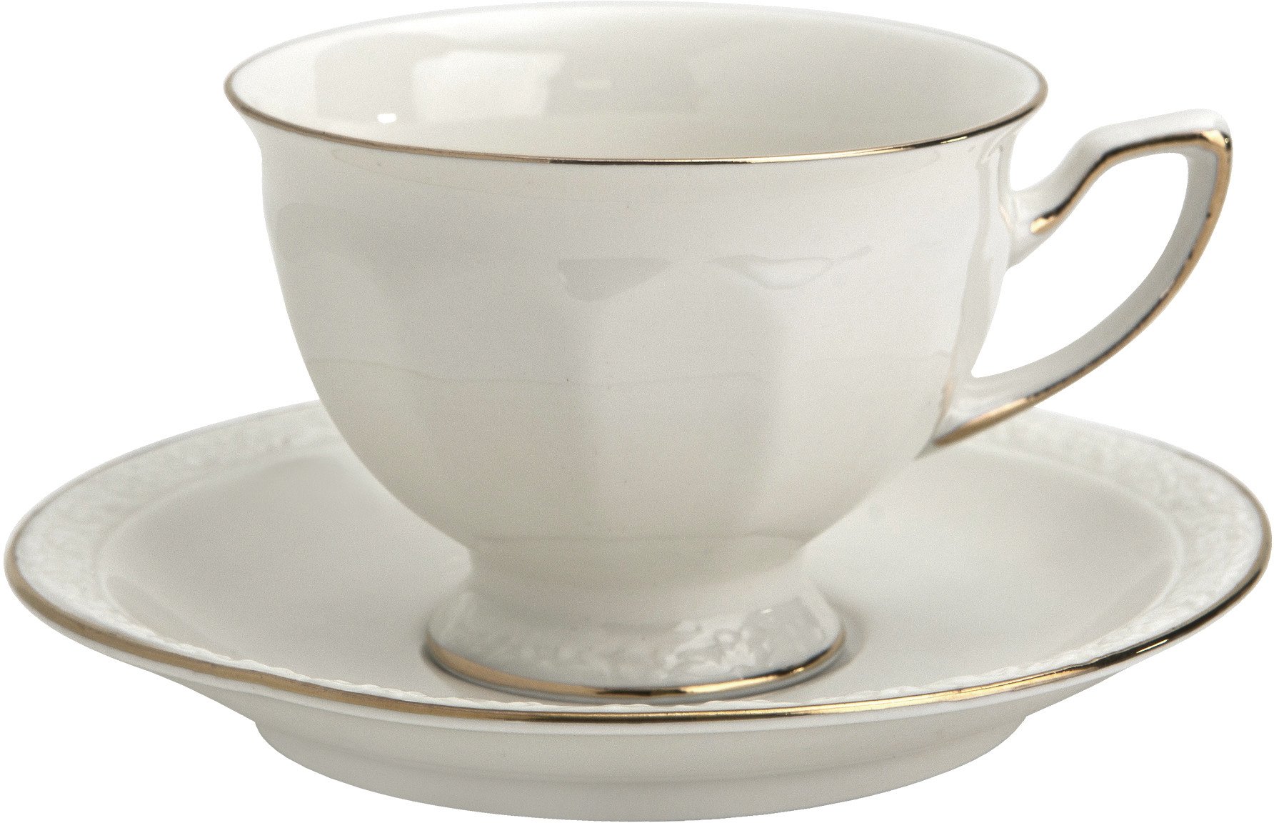 Komplet 6 filiżanek 220 ml + spodki Anthony