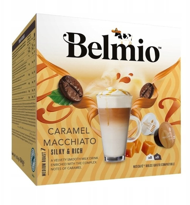 Kapsułki do Dolce Gusto zamienniki Belmio Caramel Macchiato 16 sztuk