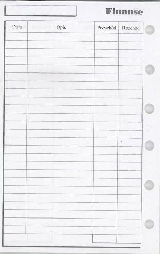 Antra Wkład do organizera K Finanse (270078)