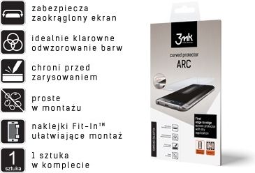 3MK 3MK Folia ARC Fullscreen Xiaomi Redmi No te 4