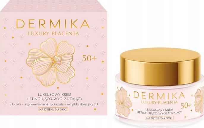 Dermika DERMIKA_Luxury Placenta 50+ luksusowy krem liftingująco-wygładzający na dzień i noc 50ml