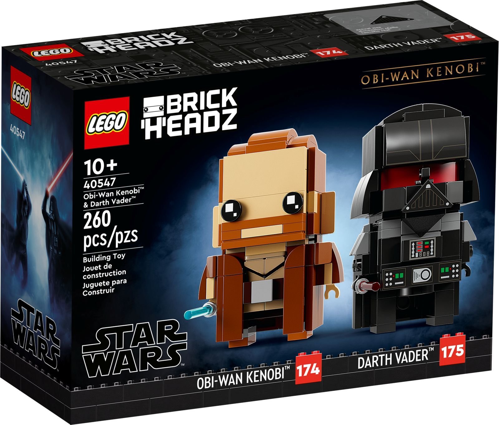 LEGO BrickHeadz Obi-Wan Kenobi i Darth Vader (40547)