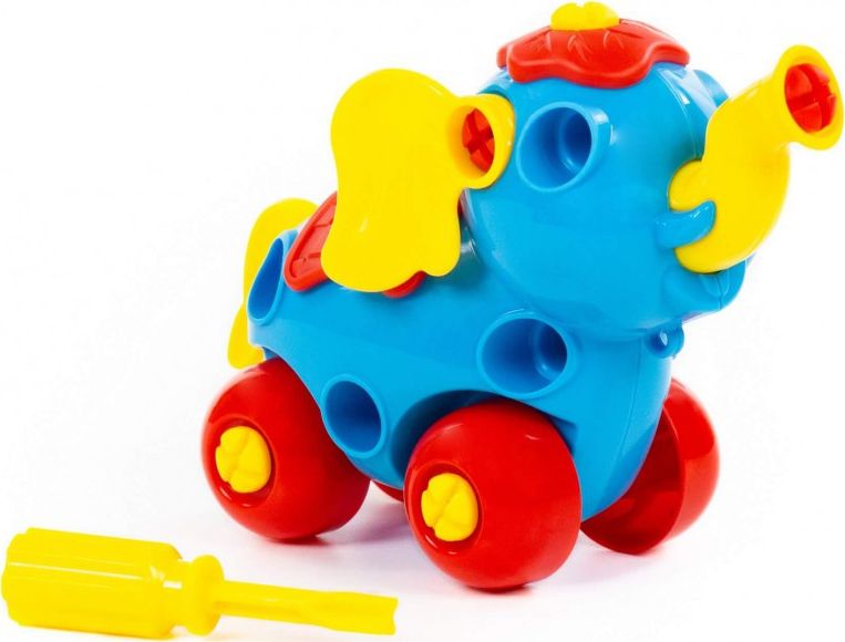 Wader Polesie 84453 Klocki "Słoń" 27 elementów w worku