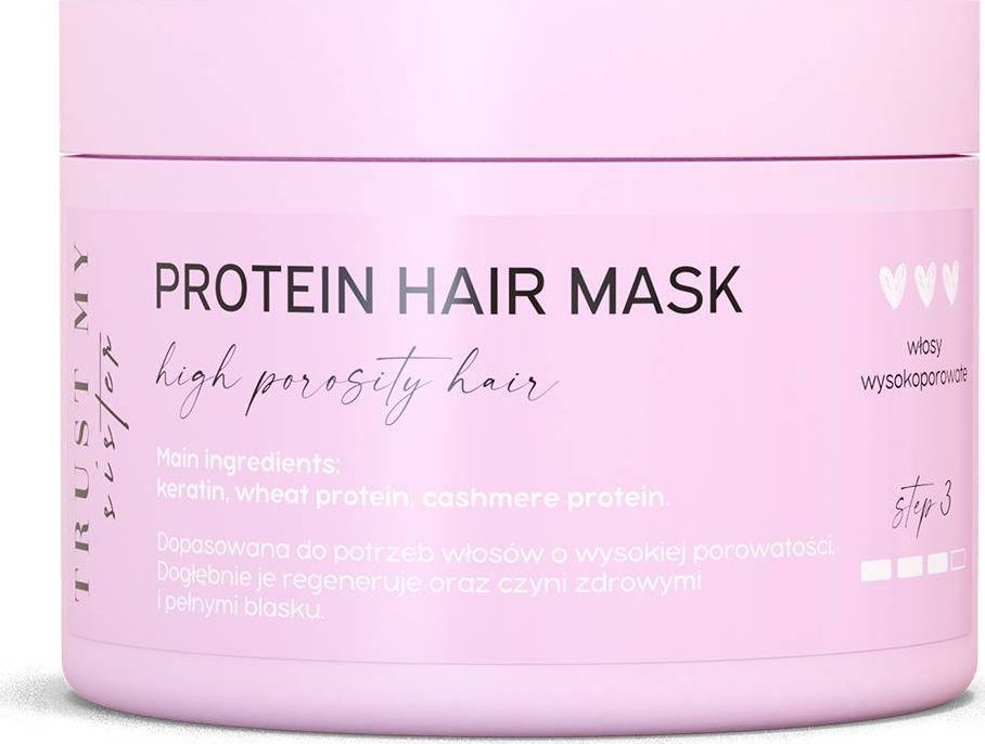 Trust Protein Hair Mask proteinowa maska do włosów wysokoporowatych 150g