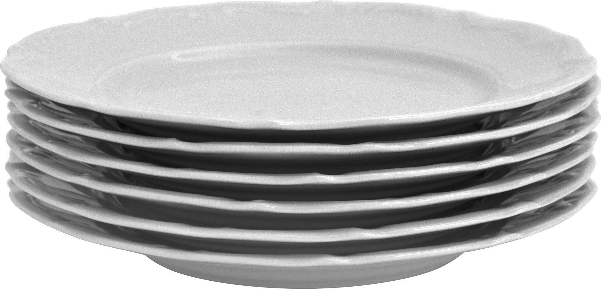 Ćmielów Kpl. 6 talerzy deserowych Maria Teresa biała