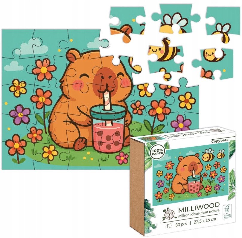 Milliwood ClassJigsawpuzzle30el Capybara 50851