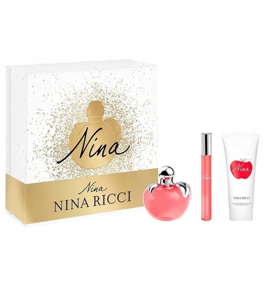 SET NINA RICCI Nina Woman EDT spray 50ml + BODY LOTION 75ml + EDT 10ml